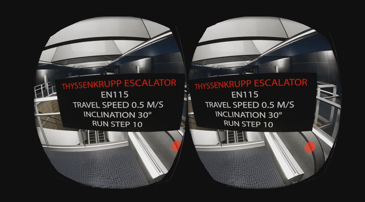 Concourse Level - BIM information opf the escalator